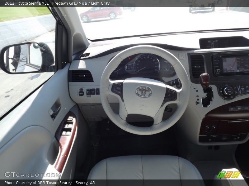 Predawn Gray Mica / Light Gray 2012 Toyota Sienna XLE