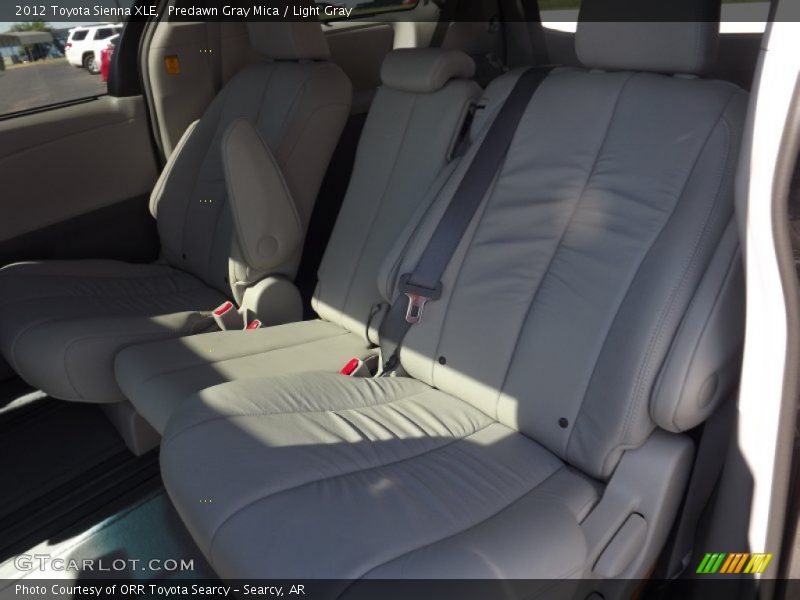 Predawn Gray Mica / Light Gray 2012 Toyota Sienna XLE