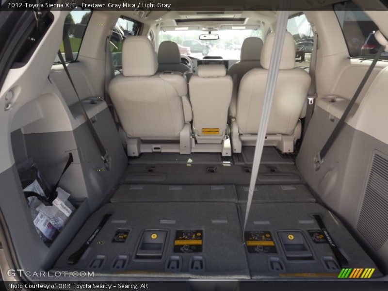Predawn Gray Mica / Light Gray 2012 Toyota Sienna XLE