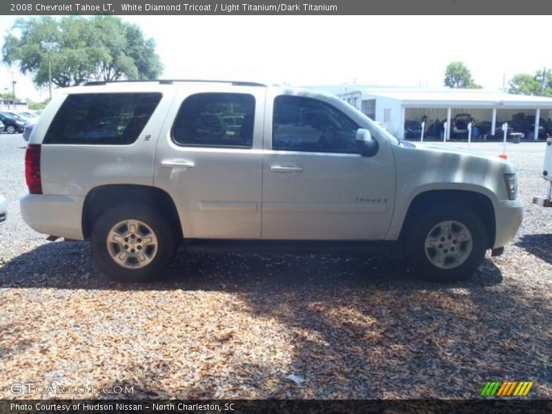 White Diamond Tricoat / Light Titanium/Dark Titanium 2008 Chevrolet Tahoe LT