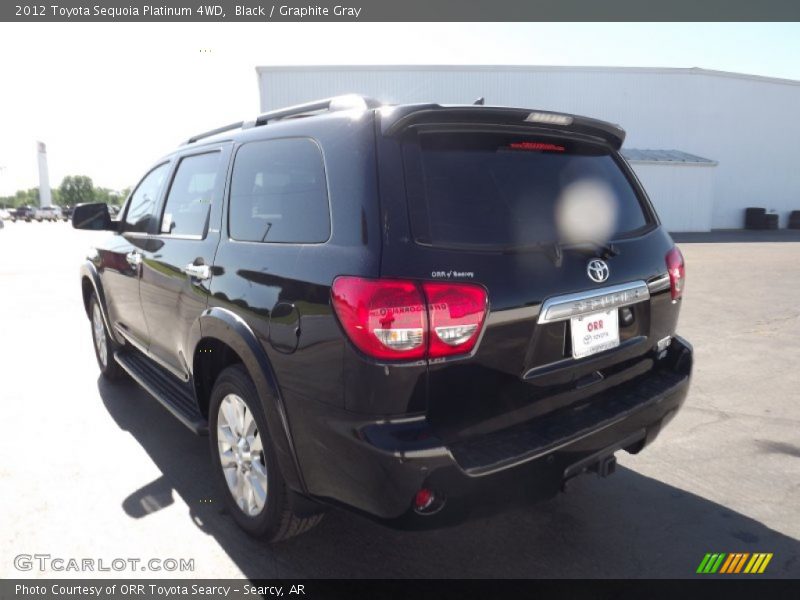 Black / Graphite Gray 2012 Toyota Sequoia Platinum 4WD