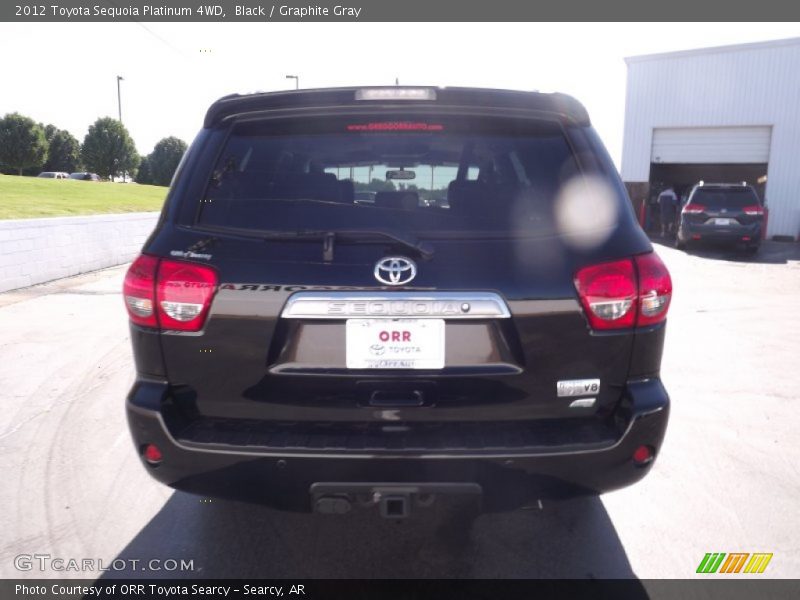 Black / Graphite Gray 2012 Toyota Sequoia Platinum 4WD