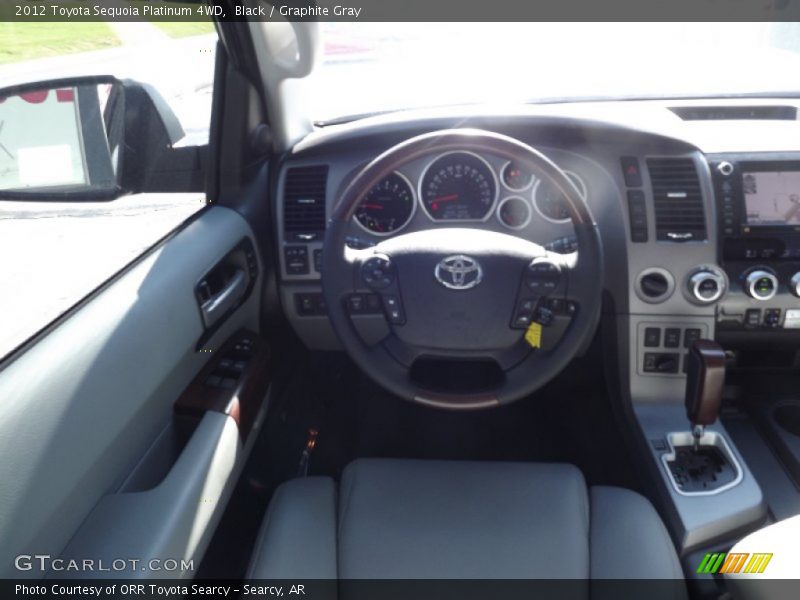 Black / Graphite Gray 2012 Toyota Sequoia Platinum 4WD
