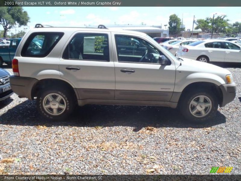 Oxford White / Medium Graphite Grey 2001 Ford Escape XLT V6