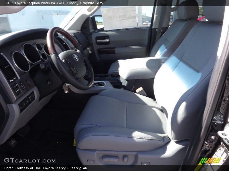 Black / Graphite Gray 2012 Toyota Sequoia Platinum 4WD