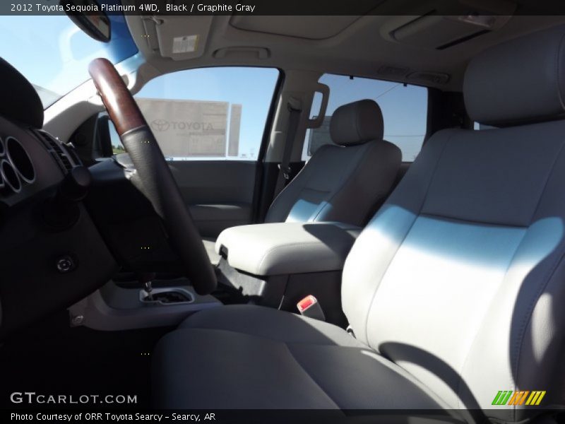 Black / Graphite Gray 2012 Toyota Sequoia Platinum 4WD