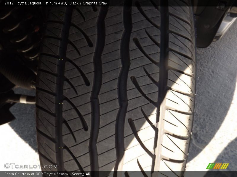 Black / Graphite Gray 2012 Toyota Sequoia Platinum 4WD