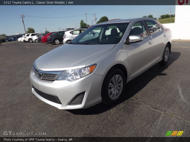 Classic Silver Metallic / Ash 2012 Toyota Camry L