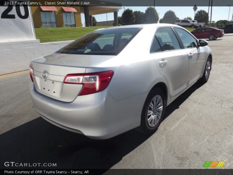 Classic Silver Metallic / Ash 2012 Toyota Camry L