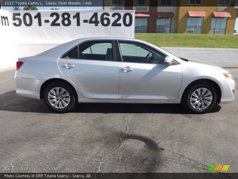 Classic Silver Metallic / Ash 2012 Toyota Camry L