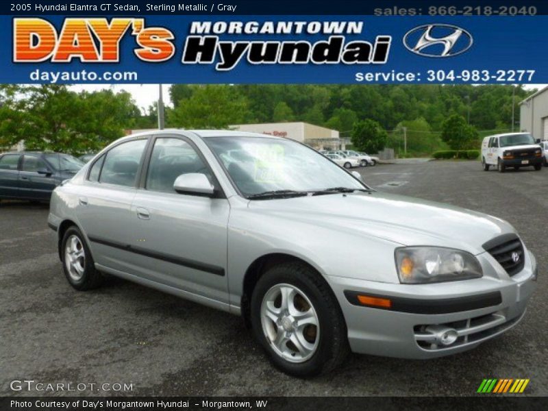 Sterling Metallic / Gray 2005 Hyundai Elantra GT Sedan