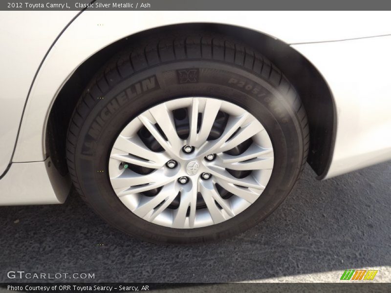 Classic Silver Metallic / Ash 2012 Toyota Camry L