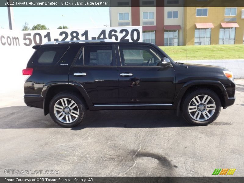Black / Sand Beige Leather 2012 Toyota 4Runner Limited