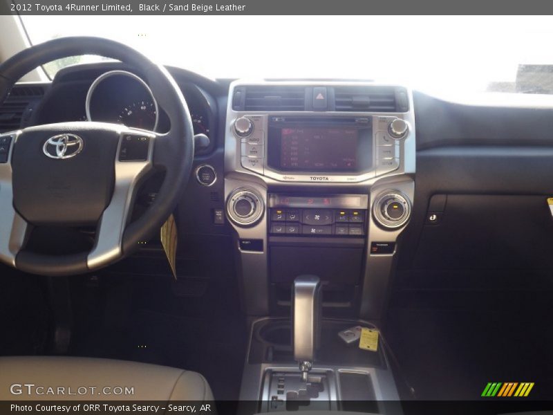 Black / Sand Beige Leather 2012 Toyota 4Runner Limited