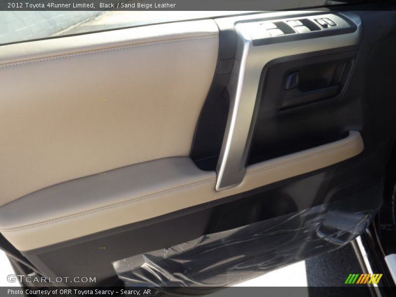 Black / Sand Beige Leather 2012 Toyota 4Runner Limited