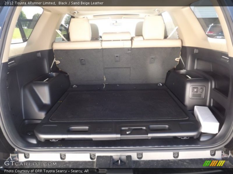 Black / Sand Beige Leather 2012 Toyota 4Runner Limited