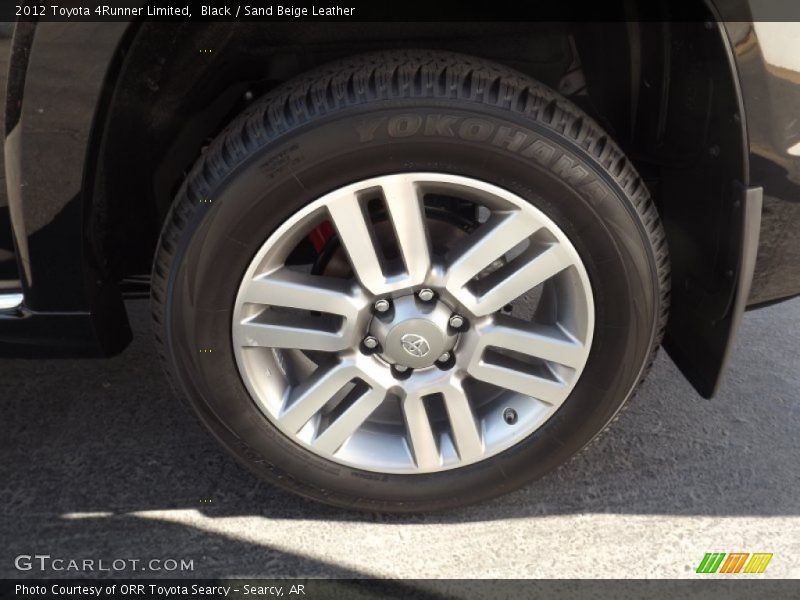 Black / Sand Beige Leather 2012 Toyota 4Runner Limited