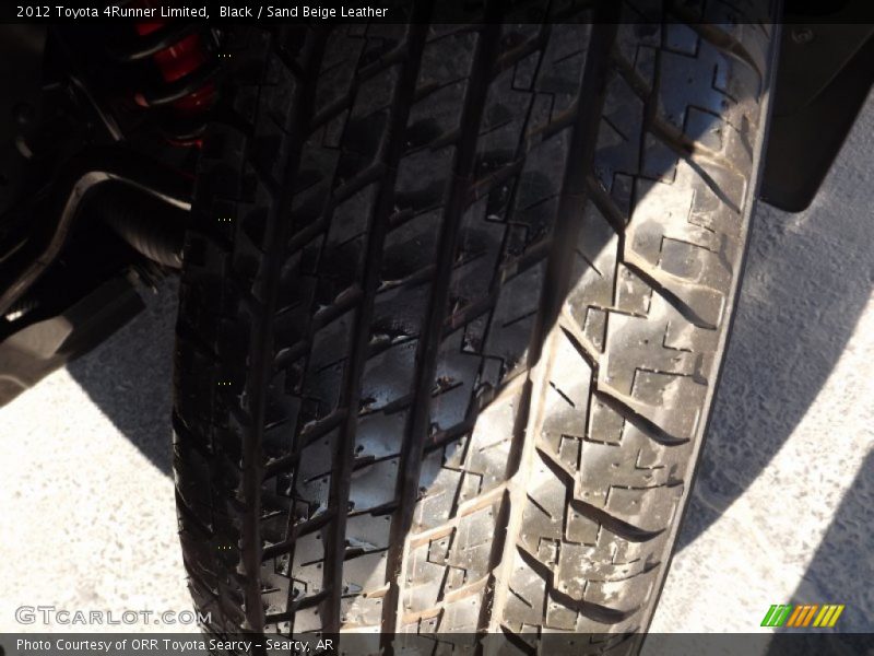 Black / Sand Beige Leather 2012 Toyota 4Runner Limited