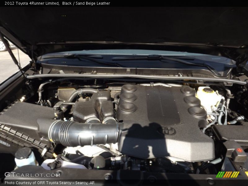 Black / Sand Beige Leather 2012 Toyota 4Runner Limited