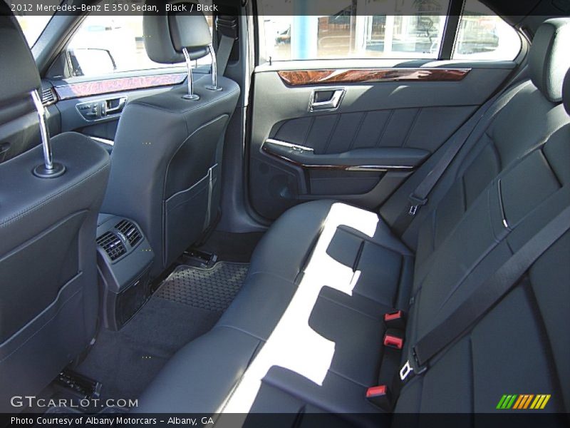 Black / Black 2012 Mercedes-Benz E 350 Sedan