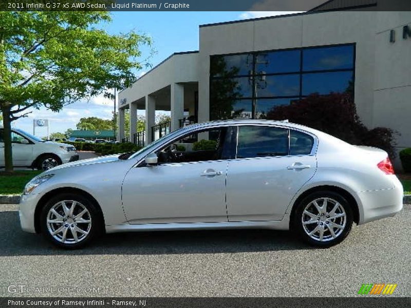 Liquid Platinum / Graphite 2011 Infiniti G 37 xS AWD Sedan
