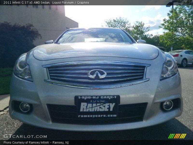 Liquid Platinum / Graphite 2011 Infiniti G 37 xS AWD Sedan