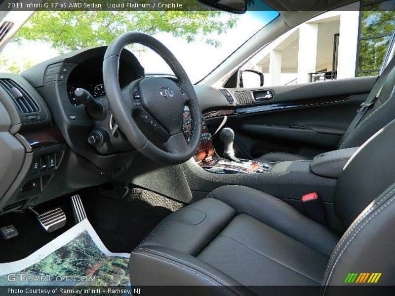 Liquid Platinum / Graphite 2011 Infiniti G 37 xS AWD Sedan