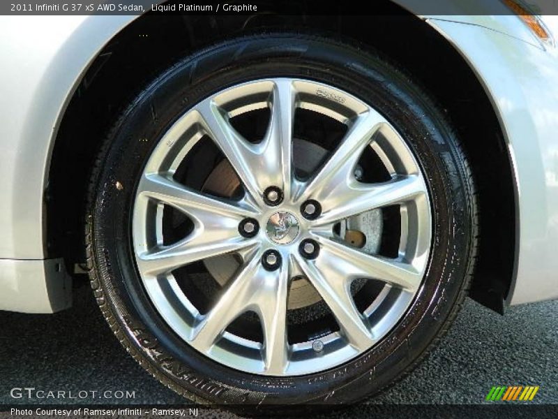 Liquid Platinum / Graphite 2011 Infiniti G 37 xS AWD Sedan