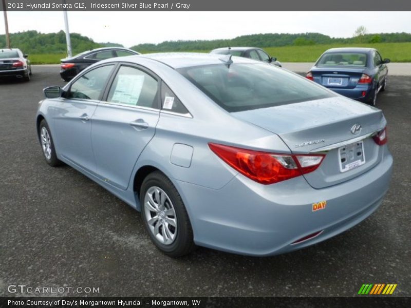 Iridescent Silver Blue Pearl / Gray 2013 Hyundai Sonata GLS
