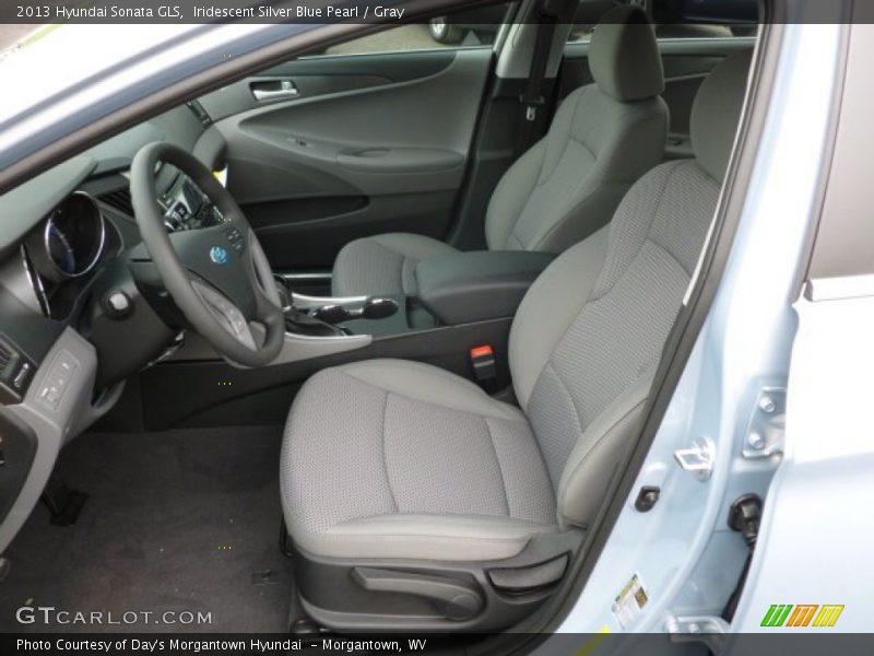 Iridescent Silver Blue Pearl / Gray 2013 Hyundai Sonata GLS