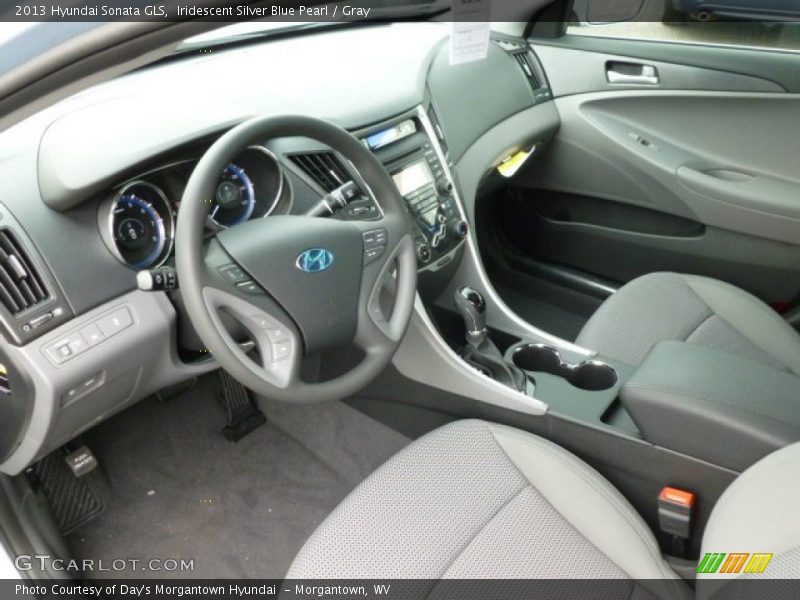 Iridescent Silver Blue Pearl / Gray 2013 Hyundai Sonata GLS
