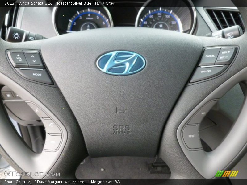 Iridescent Silver Blue Pearl / Gray 2013 Hyundai Sonata GLS