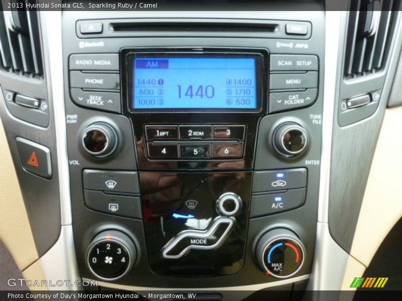 Sparkling Ruby / Camel 2013 Hyundai Sonata GLS