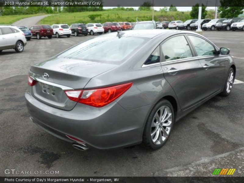 Harbor Gray Metallic / Gray 2013 Hyundai Sonata SE