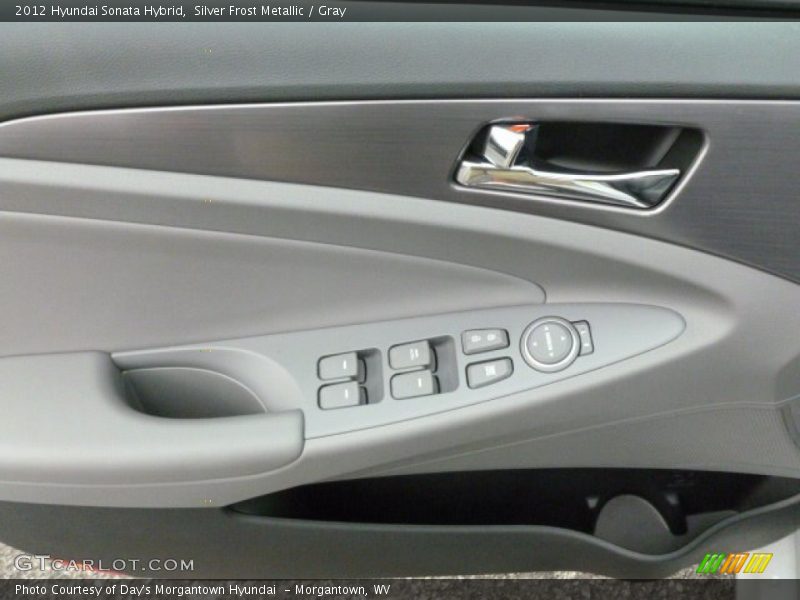 Silver Frost Metallic / Gray 2012 Hyundai Sonata Hybrid