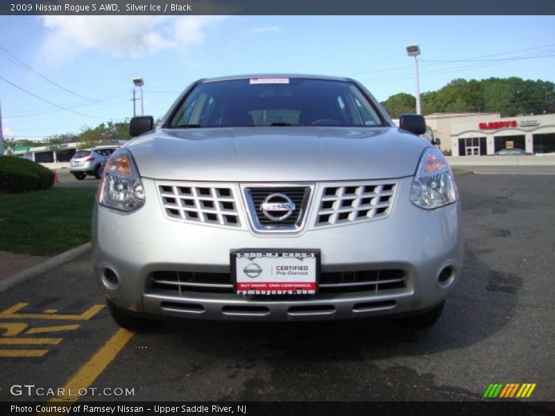 Silver Ice / Black 2009 Nissan Rogue S AWD