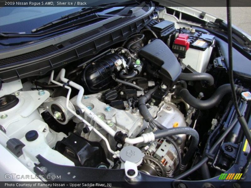 Silver Ice / Black 2009 Nissan Rogue S AWD