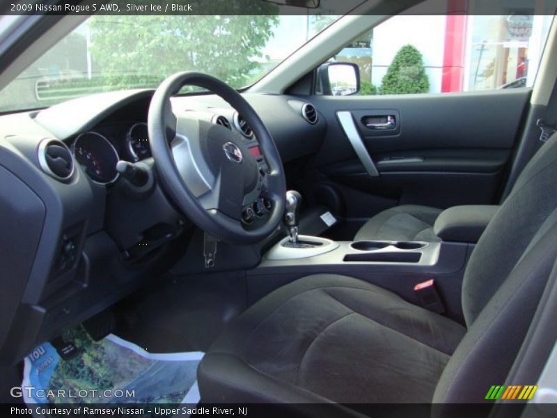 Silver Ice / Black 2009 Nissan Rogue S AWD