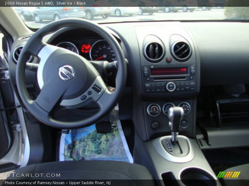 Silver Ice / Black 2009 Nissan Rogue S AWD