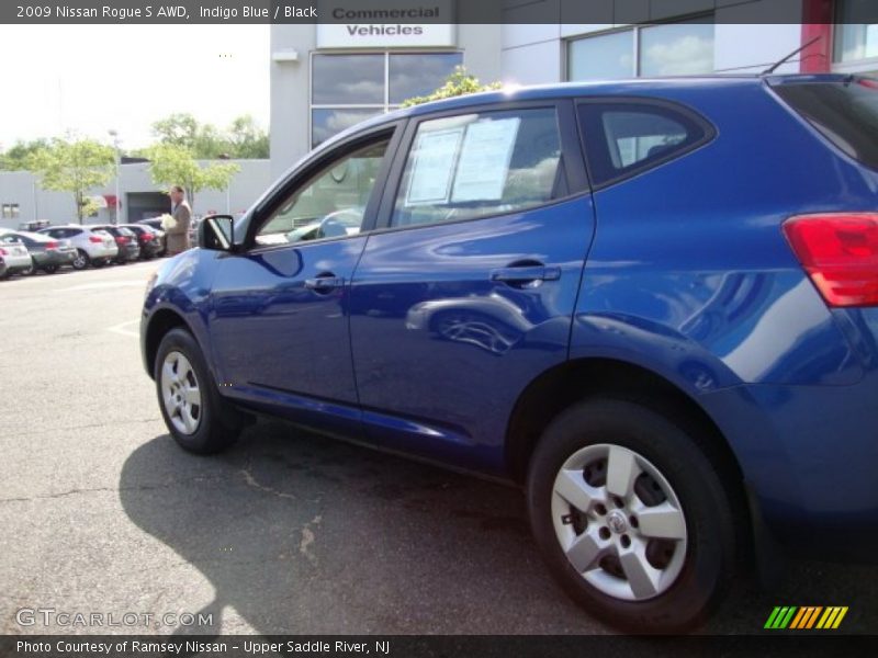 Indigo Blue / Black 2009 Nissan Rogue S AWD