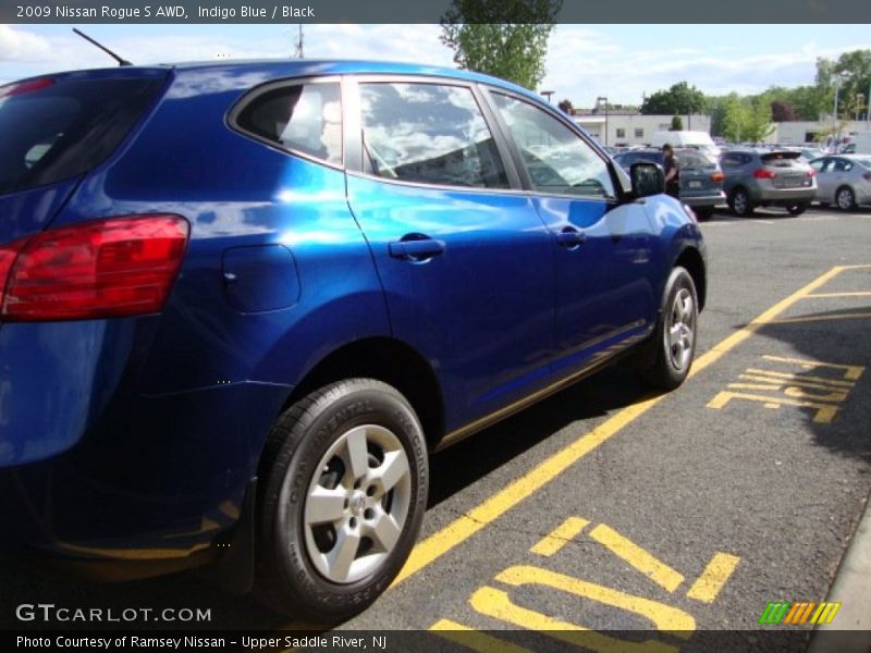 Indigo Blue / Black 2009 Nissan Rogue S AWD
