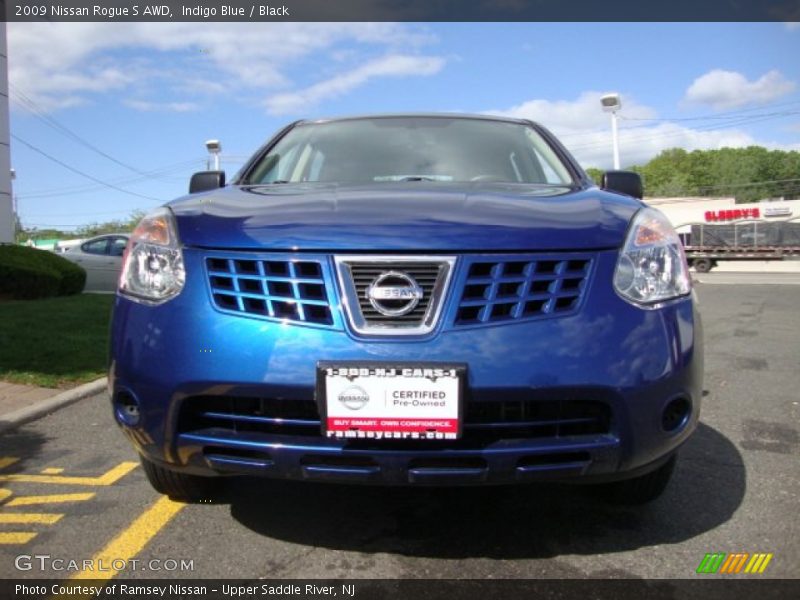 Indigo Blue / Black 2009 Nissan Rogue S AWD