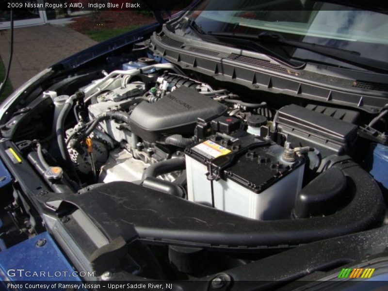 Indigo Blue / Black 2009 Nissan Rogue S AWD