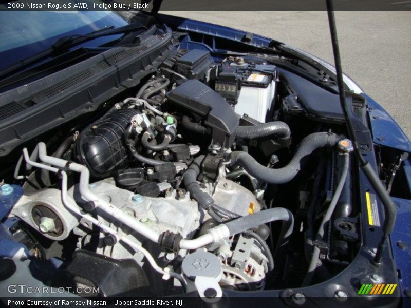Indigo Blue / Black 2009 Nissan Rogue S AWD