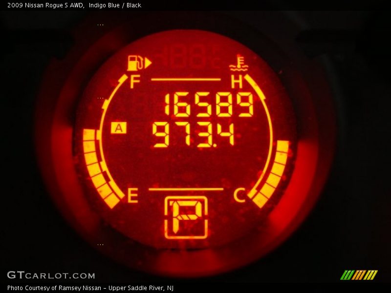 Indigo Blue / Black 2009 Nissan Rogue S AWD