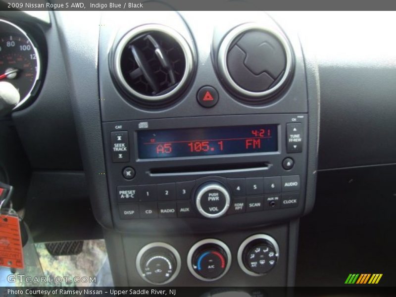 Indigo Blue / Black 2009 Nissan Rogue S AWD