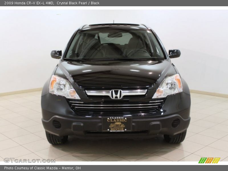 Crystal Black Pearl / Black 2009 Honda CR-V EX-L 4WD