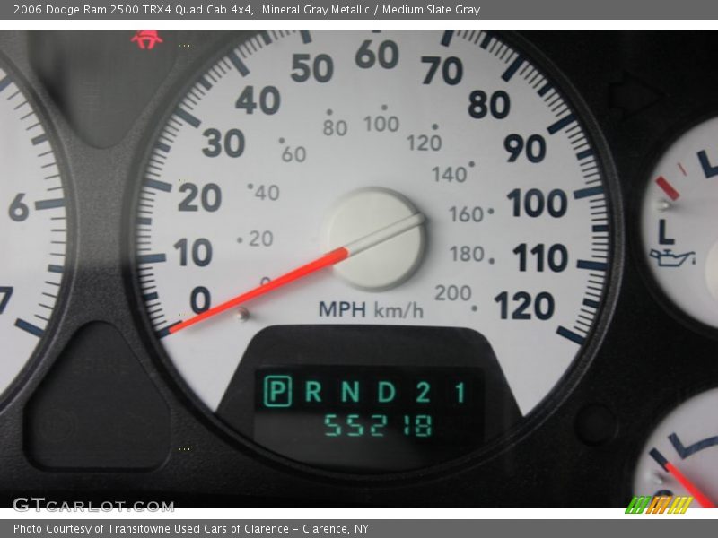 Mineral Gray Metallic / Medium Slate Gray 2006 Dodge Ram 2500 TRX4 Quad Cab 4x4