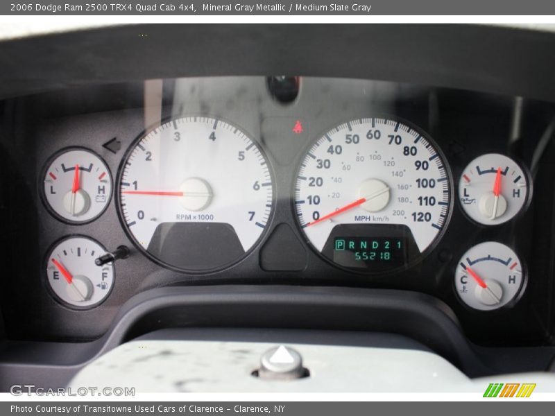 Mineral Gray Metallic / Medium Slate Gray 2006 Dodge Ram 2500 TRX4 Quad Cab 4x4