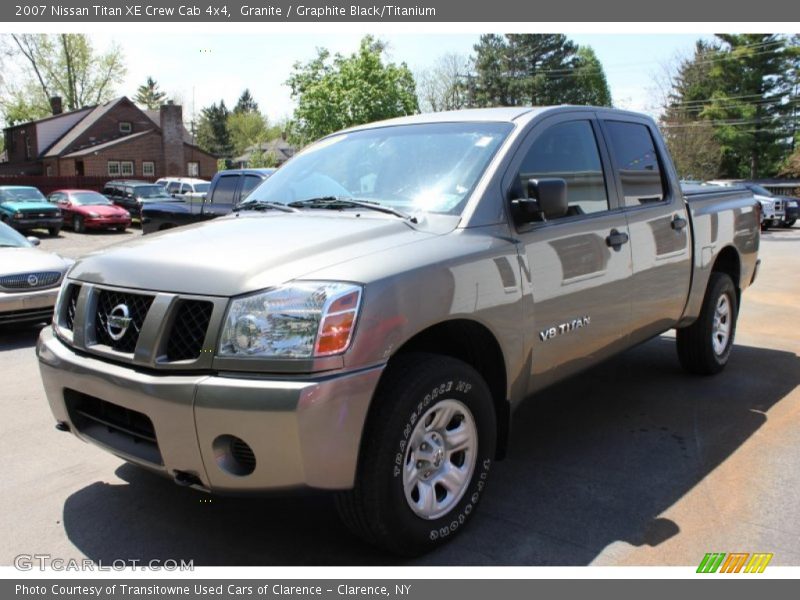 Granite / Graphite Black/Titanium 2007 Nissan Titan XE Crew Cab 4x4